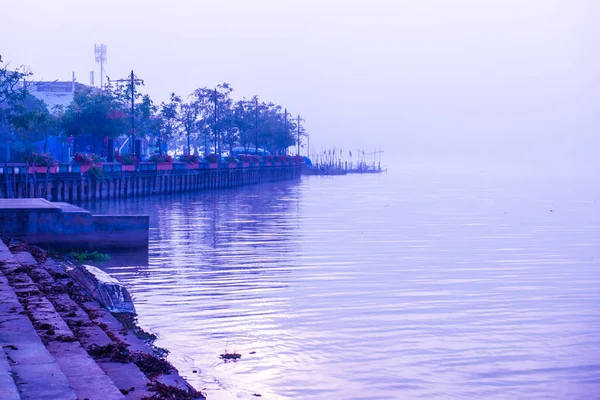 Kwan Phayao Lago Nella Stagione Invernale Thailandia — Foto Stock