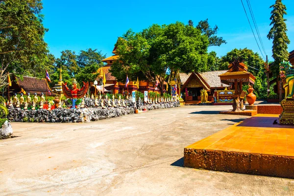 Landschaft Von Wiang Long Kulturstadt Thailand — Stockfoto
