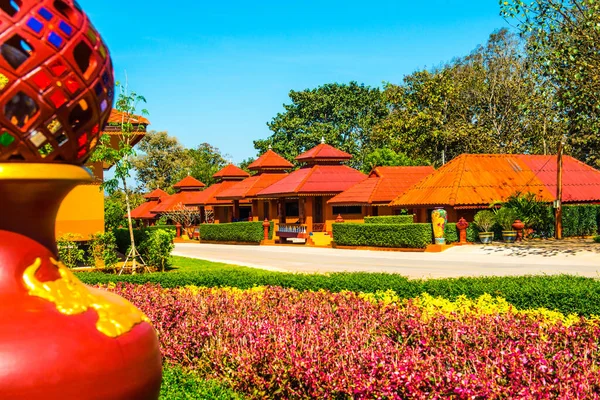 Prayodkhunpol Deki Güzel Tayland Tarzı Bina Wiang Kalong Tapınağı Tayland — Stok fotoğraf
