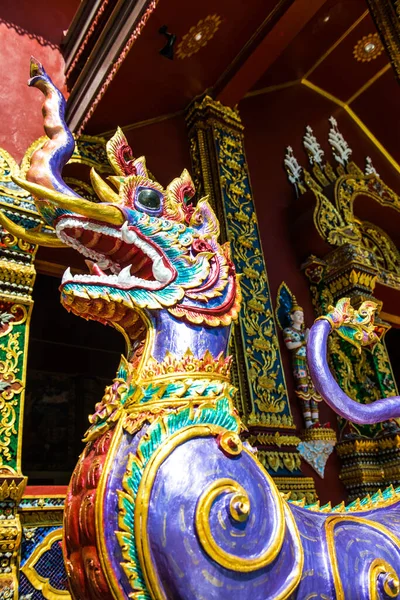 Himmapan Animal Statue Prayodkhunpol Wiang Kalong Temple Thailand — Stock Photo, Image