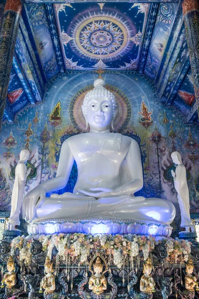 Schöne Buddha Statue Rong Sua Ten Tempel Thailand — Stockfoto