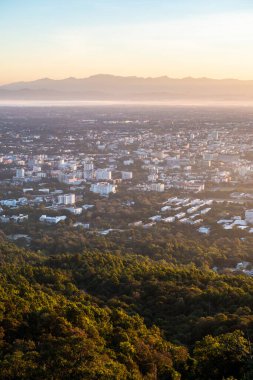 Chiang Mai city in the early morning, Thailand.