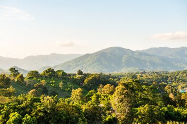 Mountain view in Chiang Rai province, Thailand.