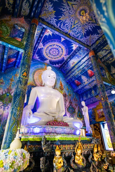 Chang Rai Thailand White Buddha Rong Seur Ten Temple Chiang — 스톡 사진