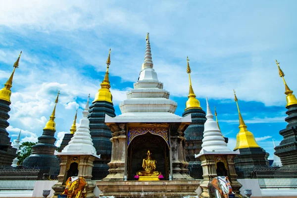 Chiangmai Thailand July 2019 Beautiful Pagoda Blue Sky Den Salee — Stock fotografie