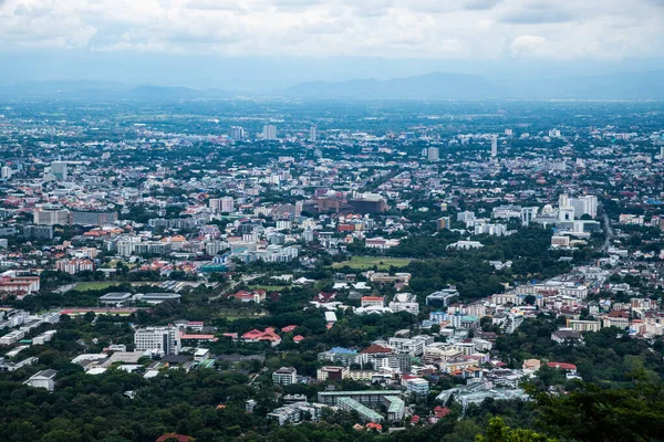Top View Chiangmai Cityscape Ταϊλάνδη — Φωτογραφία Αρχείου