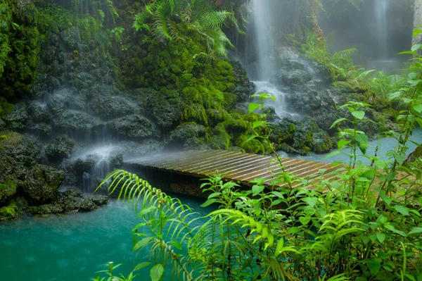 Small Waterfall Stream Chiang Mai Province Thailand — Stock Photo, Image