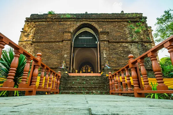 Ancient Pagoda Chet Yod Temple Chiang Mai Province — Stockfoto