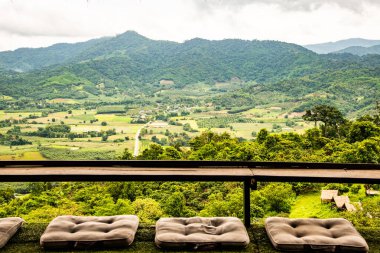 Phayao, Tayland 'daki Phu Langka bakış açısı.