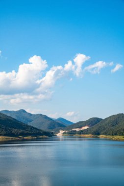Mountain with Mae Kuang Udom Thara dam, Thailand