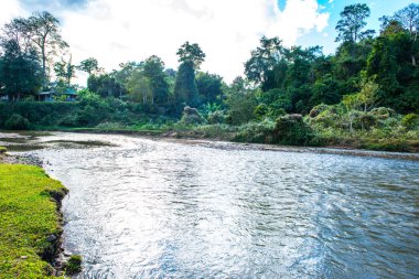 The river in Mueang Khong district, Thailand.