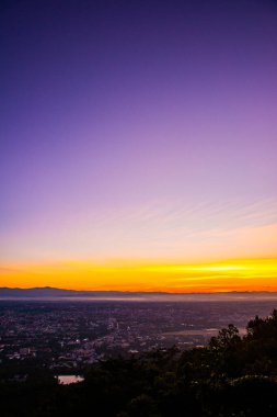 Chiang Mai city in the early morning, Thailand.
