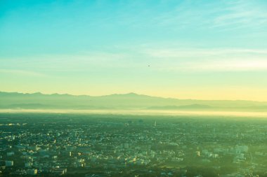 Chiang Mai city in the early morning, Thailand.