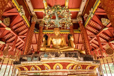 Ancient Buddha in Pong Sanuk temple, Lampang province.