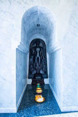 Beautiful graven image in Chong Kham temple, Lampang province.