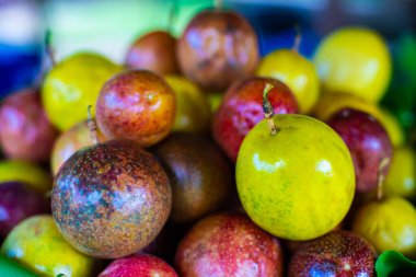 Taze tutku meyvesi grubu, Tayland.