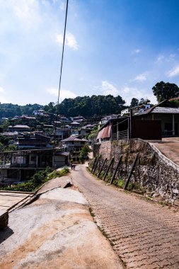 Pha Hi village on the mountain, Chiang Rai province.