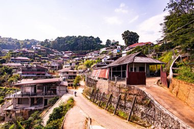 Pha Hi village on the mountain, Chiang Rai province.