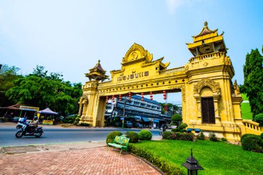 Tayland 'ın Uttaradit ilindeki Laplae başkent kapısı.