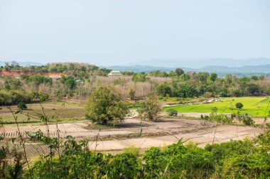 Chiang Rai, Tayland 'daki Mae Khachan manzarası.