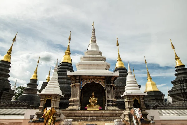 Chiangmai Thailand July 2019 Beautiful Pagoda Blue Sky Den Salee — Zdjęcie stockowe