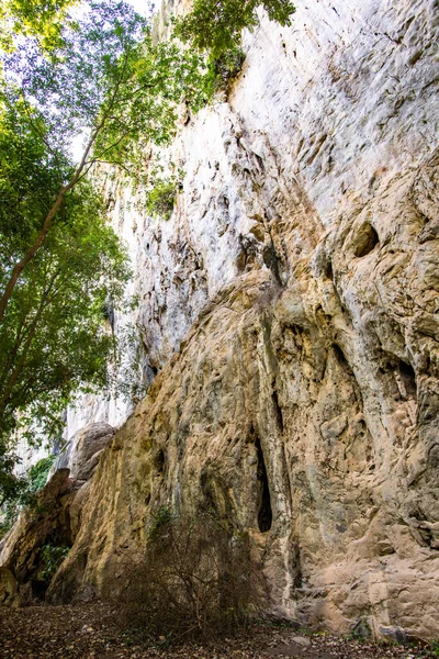 Rocha Antiga Atração Turística Pintura Rupestre Phratupha Província Lampang — Fotografia de Stock