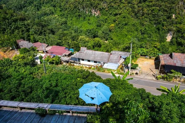 Pha Mee Village Mountain View Chiang Rai Province — ストック写真