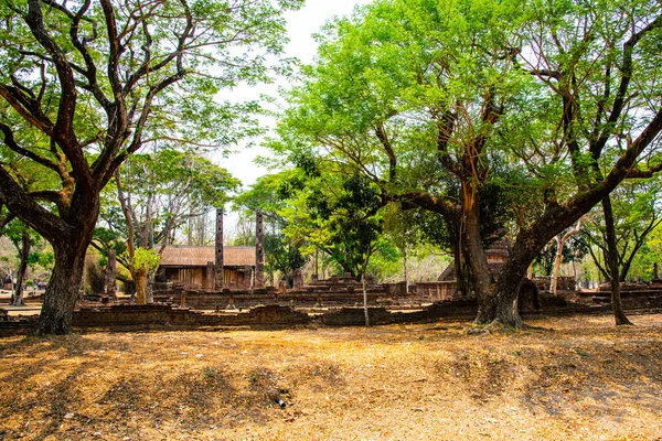Nang Phaya Tapınağı Satchanalai Tarihi Parkında Tayland — Stok fotoğraf