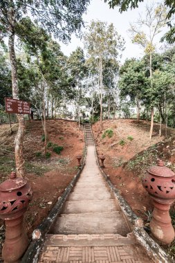 Wiang Kalong antik şehri, Tayland manzarası.