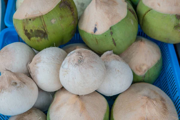 Burn Gekochte Kokosnuss Auf Eis Thailand — Stockfoto