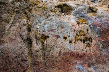 Ancient drawing in Phratupha rock painting, Lampang province.