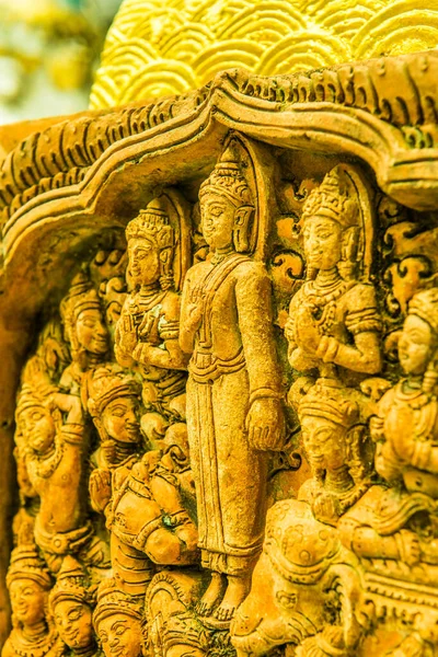 Statua Buddismo Ceramica Phra Che Suthon Mongkhon Khiri Tempio Thailandia — Foto Stock