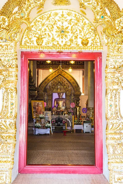 Antigua Estatua Buddha Templo Phaya Wat Tailandia — Foto de Stock