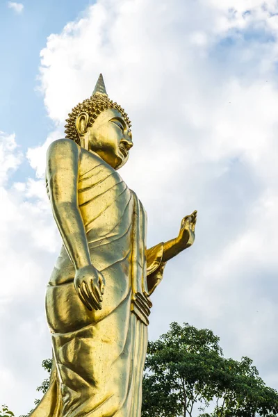 Statue Bouddha Marchant Temple Phra Khao Noi Thaïlande — Photo