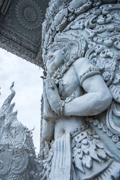 Красиве Мистецтво Ліплення Храм Мінмуанг Таїланд — стокове фото
