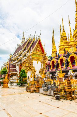 Phra 'daki antik pagodalar Sugkhon Khiri tapınağı, Tayland.