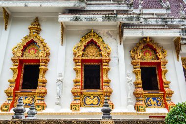 Phra 'daki Lanna tarzı kilise Sugkhon Khiri Tapınağı, Tayland.