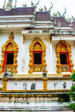 Phra 'daki Lanna tarzı kilise Sugkhon Khiri Tapınağı, Tayland.