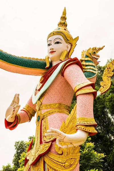 Male Angel Statue Phra Suthon Mongkhon Khiri Temple Thailand — Stock Photo, Image