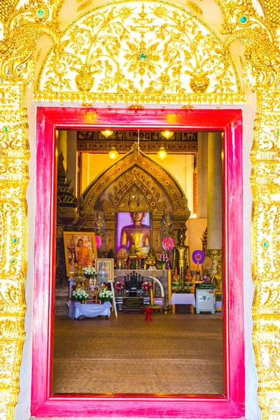 Ancienne Statue Bouddha Dans Temple Phaya Wat Thaïlande — Photo