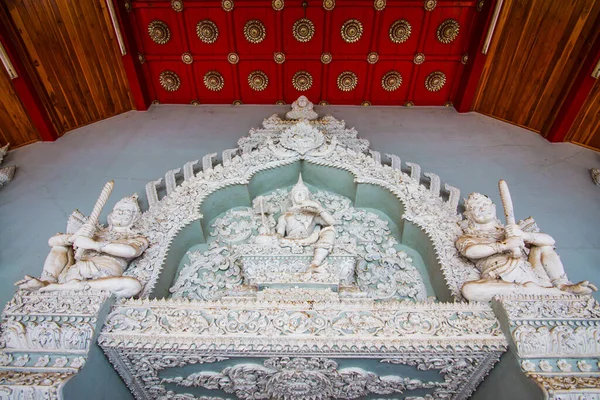 Beautiful Molding Art Mingmuang Temple Thailand — Stock Photo, Image