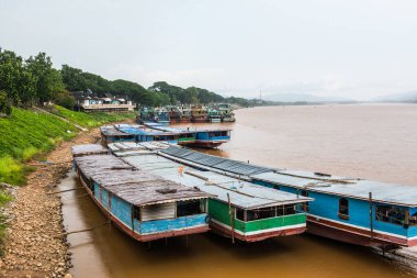 Altın Üçgen 'in manzara görüntüsü, Tayland.