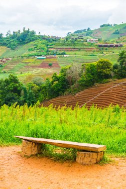 Tayland 'ın Chiangmai bölgesindeki Mon Cham bakış açısı.