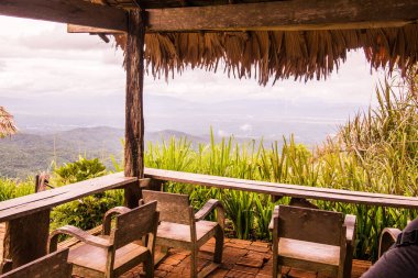 Mon Jam manzaralı dinlenme alanı, Tayland.