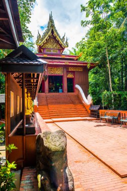 Zümrüt Buddha Kilisesi Chiang Rai Eyaleti, Tayland.