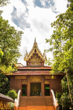 Zümrüt Buddha Kilisesi Chiang Rai Eyaleti, Tayland.