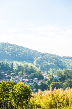 Tayland 'daki dağların doğal manzarası..