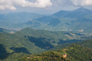 Tayland 'ın Chiangrai eyaletindeki Doi Pha Tang' da Dağ Manzarası.