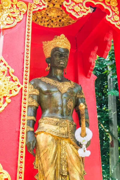 Tayland Chiang Rai Eyaletinde Kral Mengrai Heykeli — Stok fotoğraf