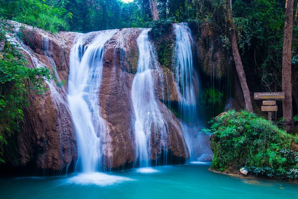 Sawan Waterfall Doi Phu Nang National Park Thailand — Stock Photo, Image